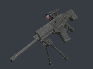 Beretta ARX-200 3D Model