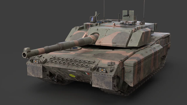 C1 Ariete PSO Pack 3D Model .c4d .max .obj .3ds .fbx .stl .blend