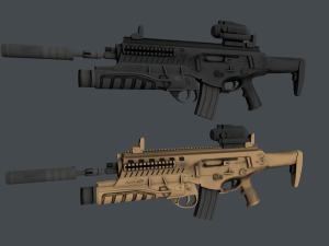 Beretta ARX 160A2 Pack 3D Model