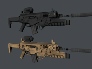 Beretta ARX 160A2 Pack 3D Model