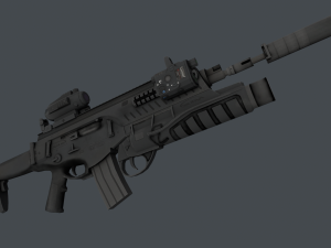 Beretta ARX 160A2 Pack Modelo 3D