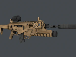 Beretta ARX 160A2 Pack 3D Model