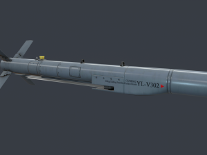 China Aviation Pack Weapon AG-300-M and bOMB CS-BBM2 3D Model