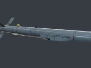 China Aviation Pack Weapon AG-300-M and bOMB CS-BBM2 3D Model
