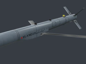China Aviation Pack Weapon AG-300-M and bOMB CS-BBM2 3D Model