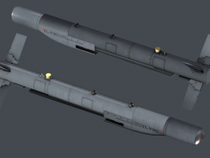 China Aviation Pack Weapon AG-300-M and bOMB CS-BBM2 3D Model