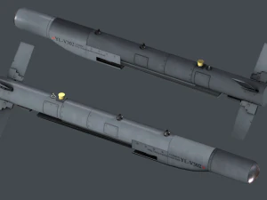 China Aviation Pack Weapon AG-300-M and bOMB CS-BBM2 3D Model