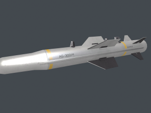 China Aviation Pack Weapon AG-300-M and bOMB CS-BBM2 3D Model