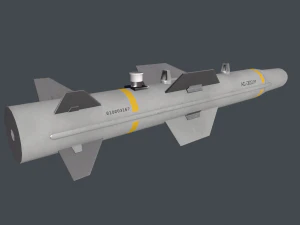 China Aviation Pack Weapon AG-300-M and bOMB CS-BBM2 3D Model