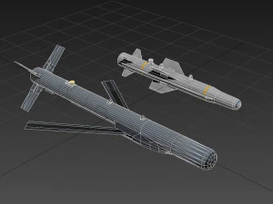 China Aviation Pack Weapon AG-300-M and bOMB CS-BBM2 3D Model