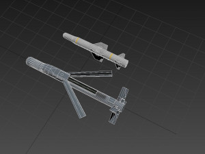 China Aviation Pack Weapon AG-300-M and bOMB CS-BBM2 3D Model