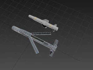 China Aviation Pack Weapon AG-300-M and bOMB CS-BBM2 3D Model