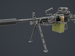 FN MINIMI MK3 762mm 3D Model