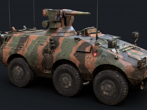 Iveco Oto Melara VBL Puma 6x6 Modelo 3D in Combate 3DExport