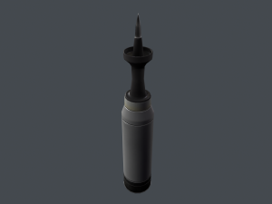 Tank modern shell 120mm APFSDS 3Dモデル