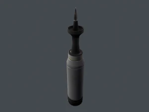 Tank modern shell 120mm APFSDS 3D Model