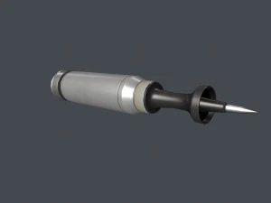 Tank modern shell 120mm APFSDS 3D Model