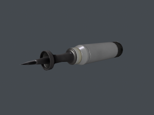 Tank modern shell 120mm APFSDS 3Dモデル