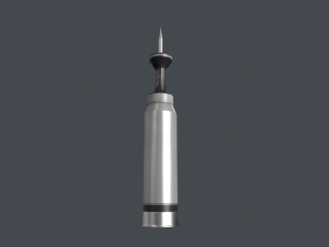 Tank modern shell 120mm APFSDS 3Dモデル