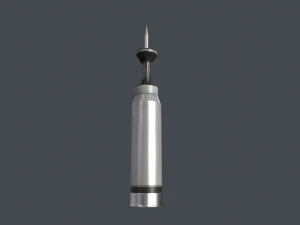 Tank modern shell 120mm APFSDS 3D Model