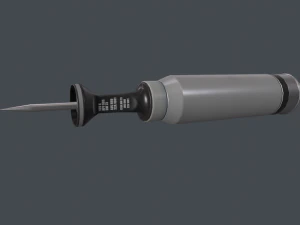 Tank modern shell 120mm APFSDS 3D Model