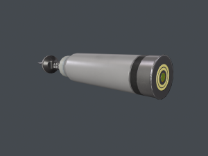 Tank modern shell 120mm APFSDS 3Dモデル