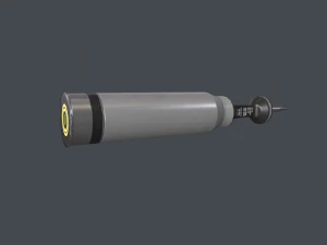 Tank modern shell 120mm APFSDS 3D Model