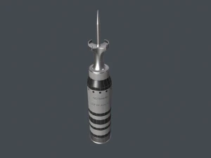 Tank modern shell 120mm APFSDS 3D Model
