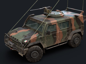 Iveco LMV Lince Modelo 3D
