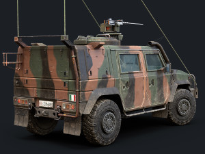 Iveco LMV Lince Model 3D