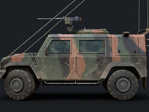 Iveco LMV Lince Model 3D
