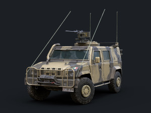 Iveco LMV Lince Model 3D