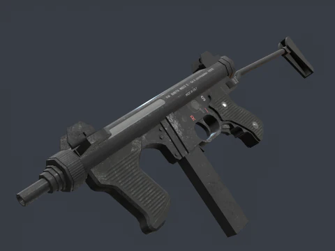 Beretta M12S 3D Model