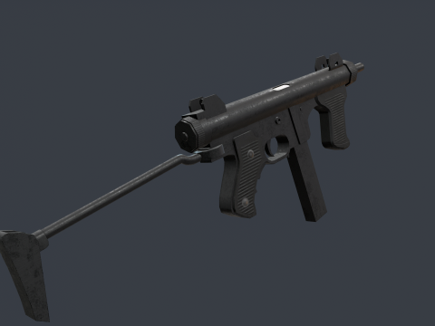 Beretta M12S 3D Model