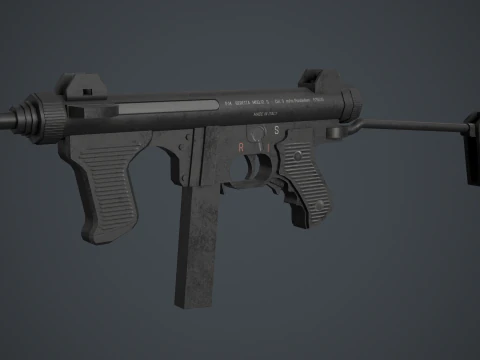 Beretta M12S 3D Model