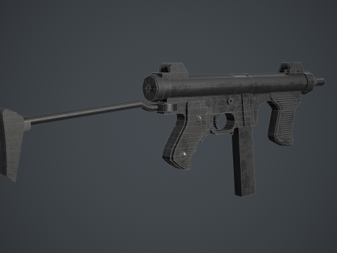 Beretta M12S 3D Model