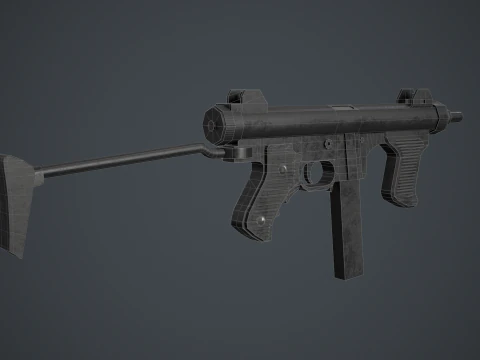 Beretta M12S 3D Model