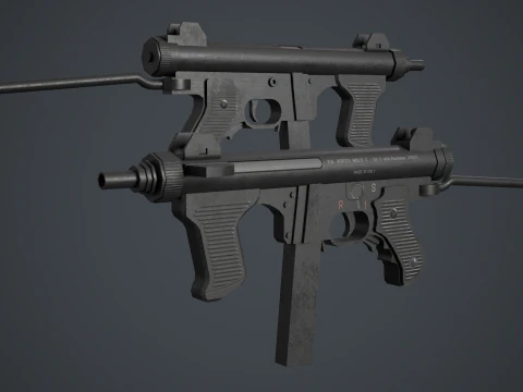 Beretta M12S 3D Model