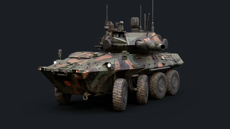 Centauro II 2 3D Model .c4d .max .obj .3ds .fbx .stl .blend 