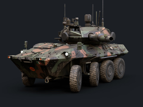 Centauro II 2 Model 3D
