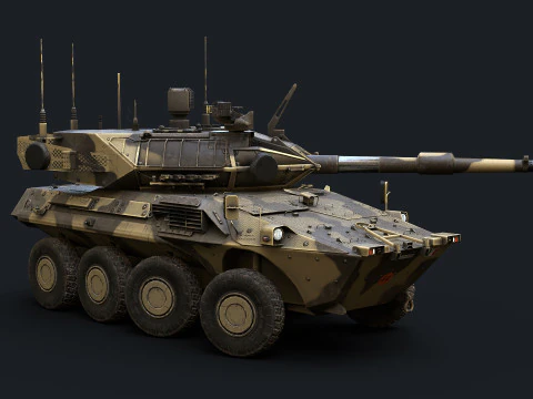 Centauro II 2 3D Model