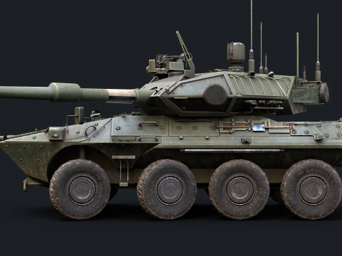 Centauro II 2 3D Model