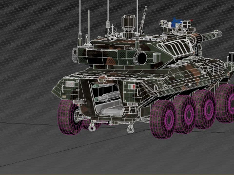 Centauro II 2 3D Model