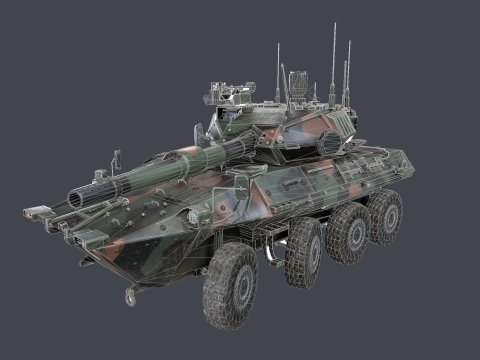 Centauro II 2 Modelo 3D