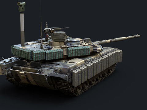 T-90M Proryv mod 2017mod 2023mod 2024 Model 3D