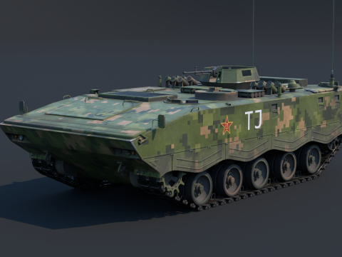 ZSD-89A APC 3D 模型