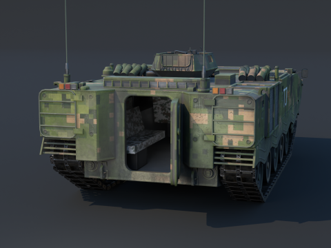 ZSD-89A APC Modello 3D