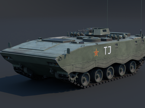 ZSD-89A APC Modello 3D