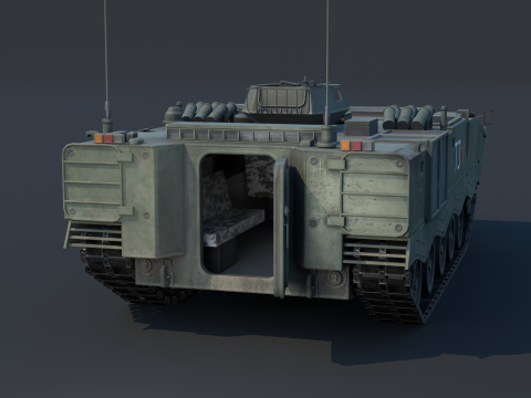 ZSD-89A APC Modello 3D