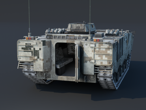 ZSD-89A APC Modello 3D